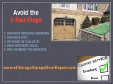 Chicago Garage Door Repair - 5 Red Flags Before You Make a