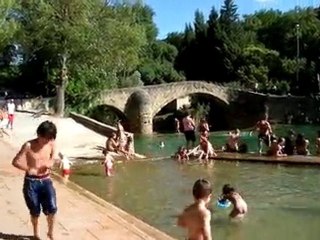 la baignade suite aux Camping les ARNAUDS à SALERNES