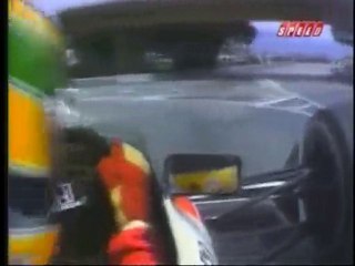 Camara onboar Ayrton Senna - Monaco 1990