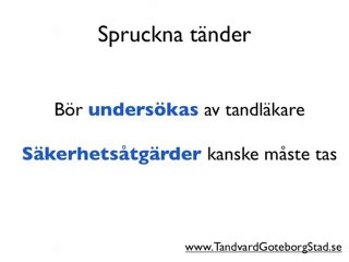 Akuttandvård Göteborg - Vad du ska göra när olyckan är framm