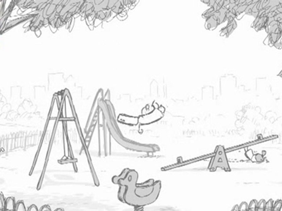 Getting icecream cartoon