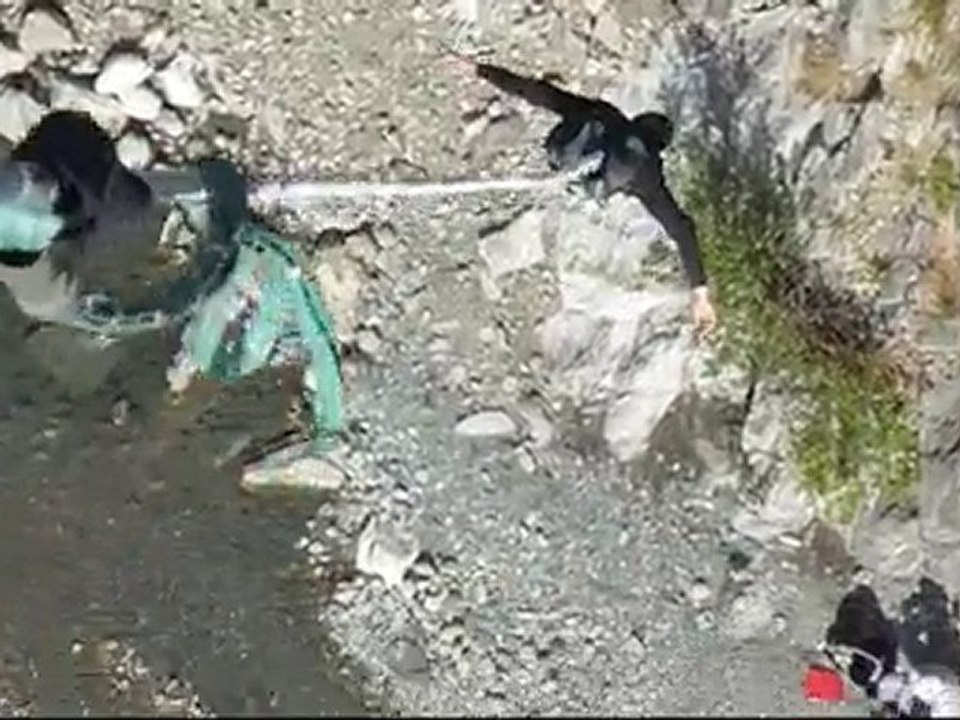 Saut à élastique Romain - Pont de ponsonnas - 29 aout 2010