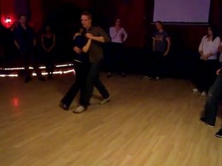 FreeSwingDanceLessons.com : Dan and Gaby Blues Dips Workshop