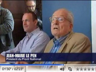 28-08-10 - F3 local sur la venue de JM Le Pen à Cormont (62)