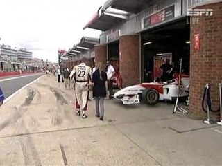 Julien Jousse interview after Chris van der Drift HUGE CRASH