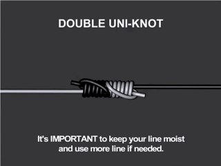 Double Uni-Knot Misina Düğümleri www.baliksevdam.com