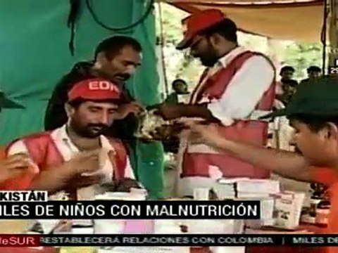 Las aguas retroceden en Pakistán, persisten hambre y enferm