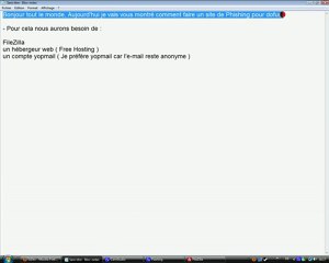 Comment créer un site de Phishing pour dofus ?