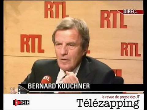 Télézapping : Les états d'âme de Bernard Kouchner