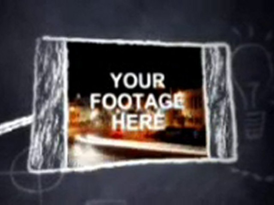 After Effects Intro: Chalkboard (TEMPLATE AVAILABLE)