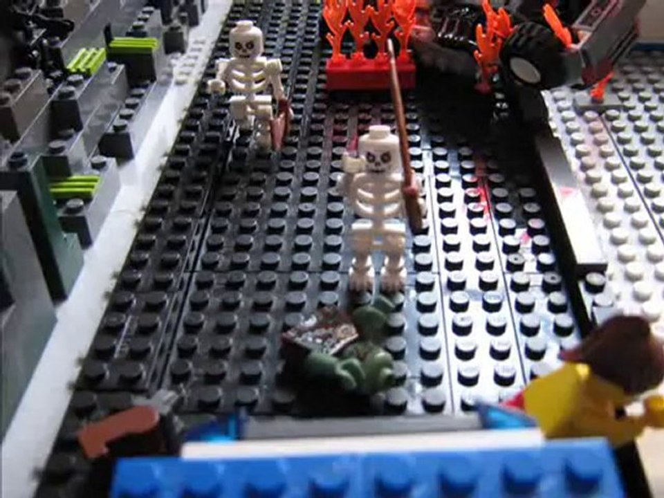 the attack of lego zombies