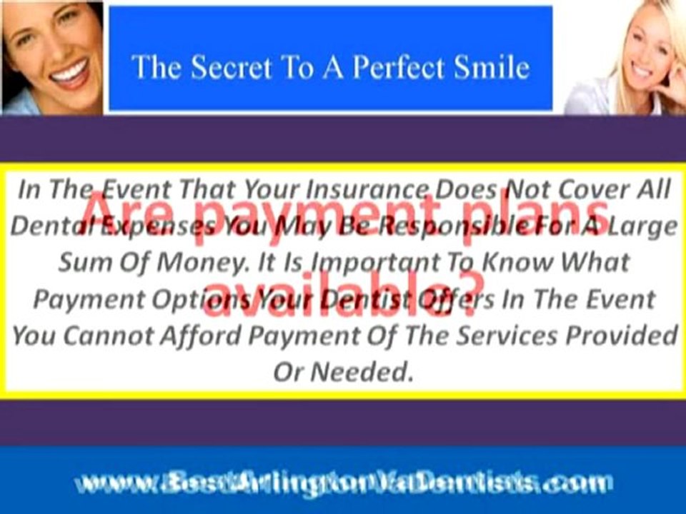Dentists Arlington Va Offer Payment Plans For Dental Servic