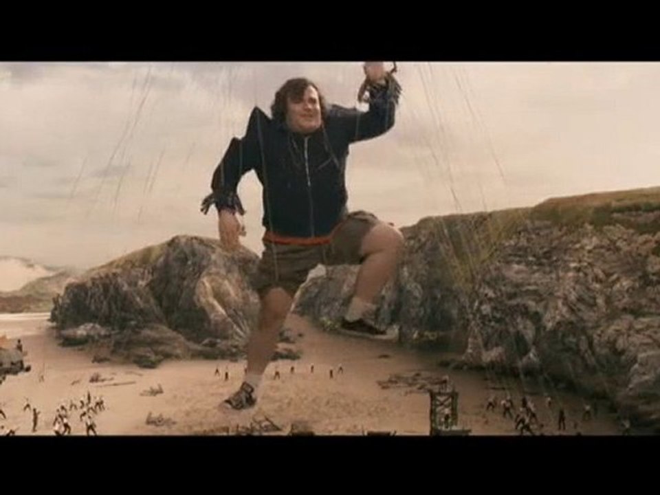 Publicité Orange Cinema Jack Black in Gulliver's Travels Ads