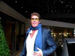 SNTV - The Hoff lands back in LA