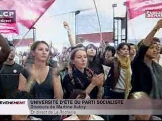 EVENEMENT,Université d'été du Parti Socialiste à La Rochelle