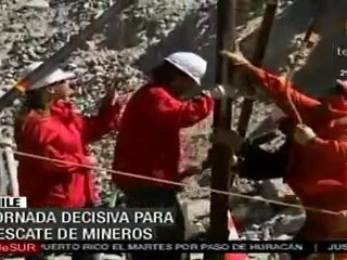 Chile jornada decisiva para rescate de mineros
