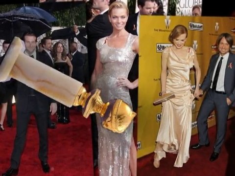 SNTV - Golden Globes Red Carpet style