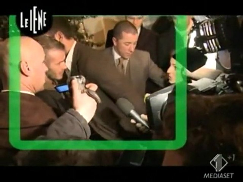 SNTV - David Beckham gets grabbed