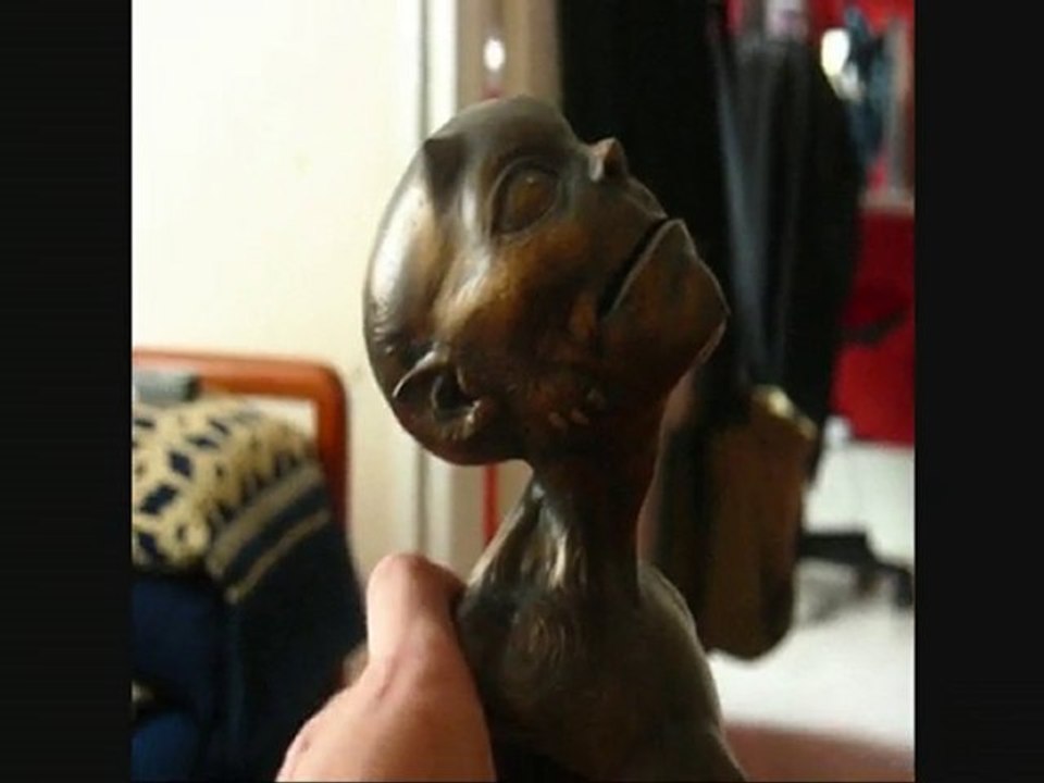 Hellbaby Faux Bronze Polystone Statue