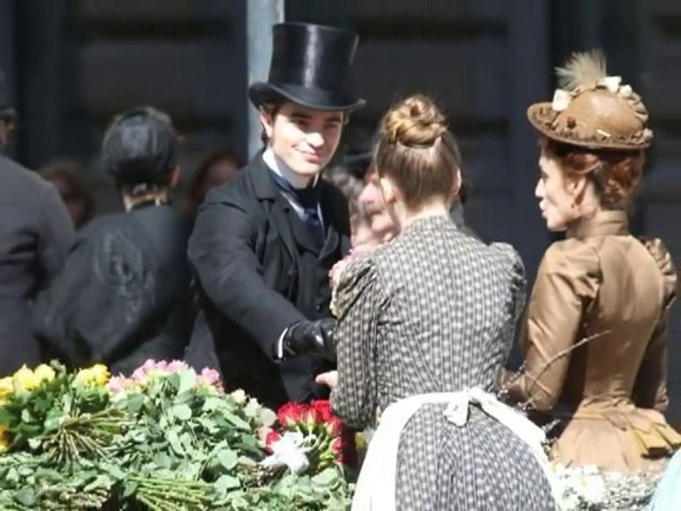 SNTV - Robert Pattinson films 'Bel Ami'