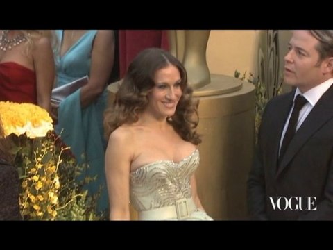 SNTV - Behind the scenes with SJP on Vogue