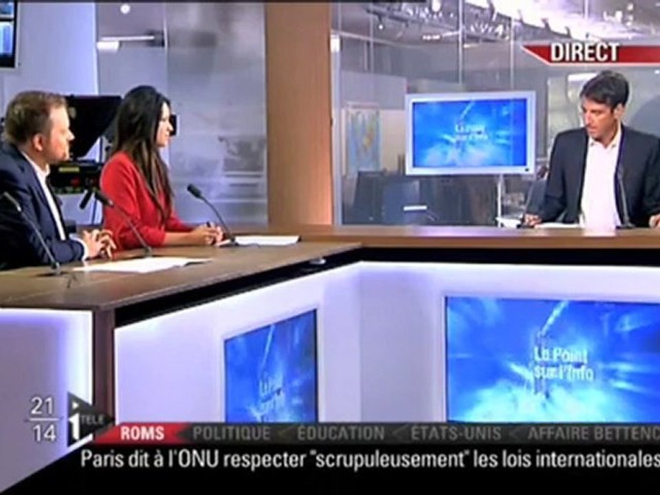 Bastien Millot (Bygmalion) dans "Le Point sur l'info" - le 27 août 2010