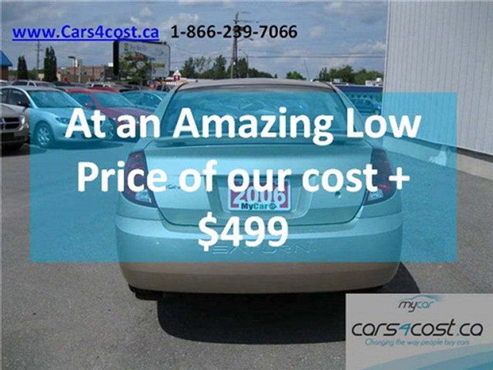 2006 SATURN ION 3 Kingston,Ontario| For Cost + $499