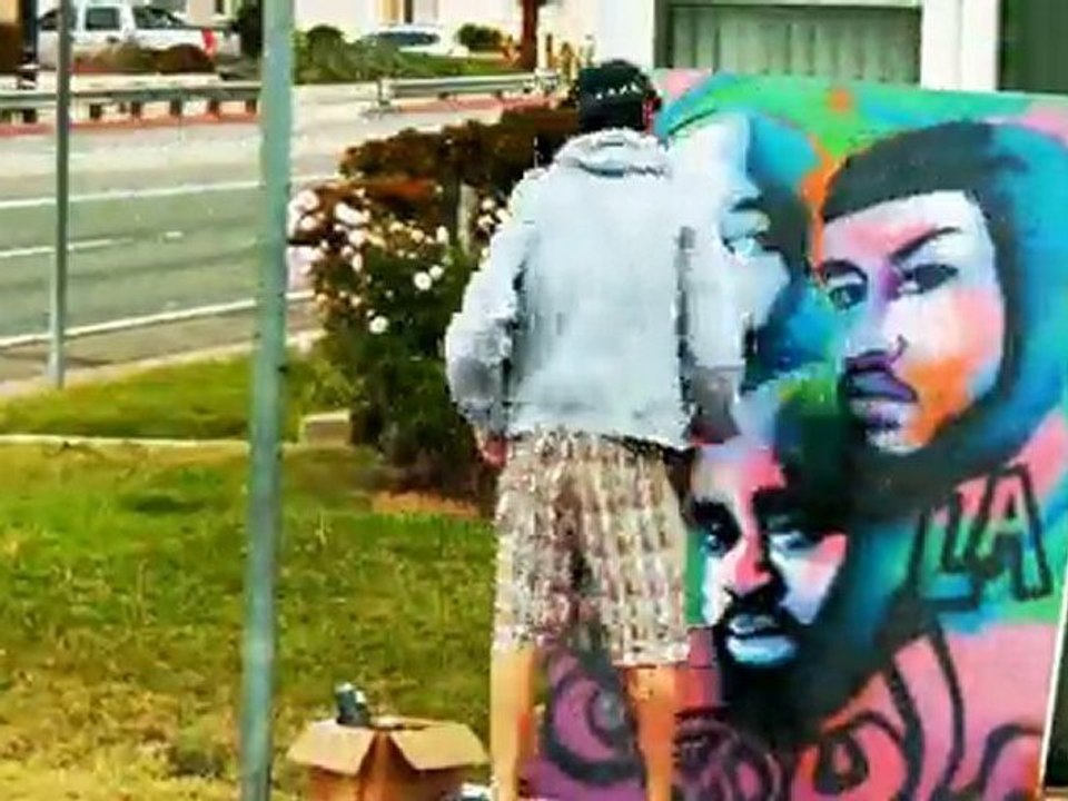 Aerosol Artist Caleb Aero Art