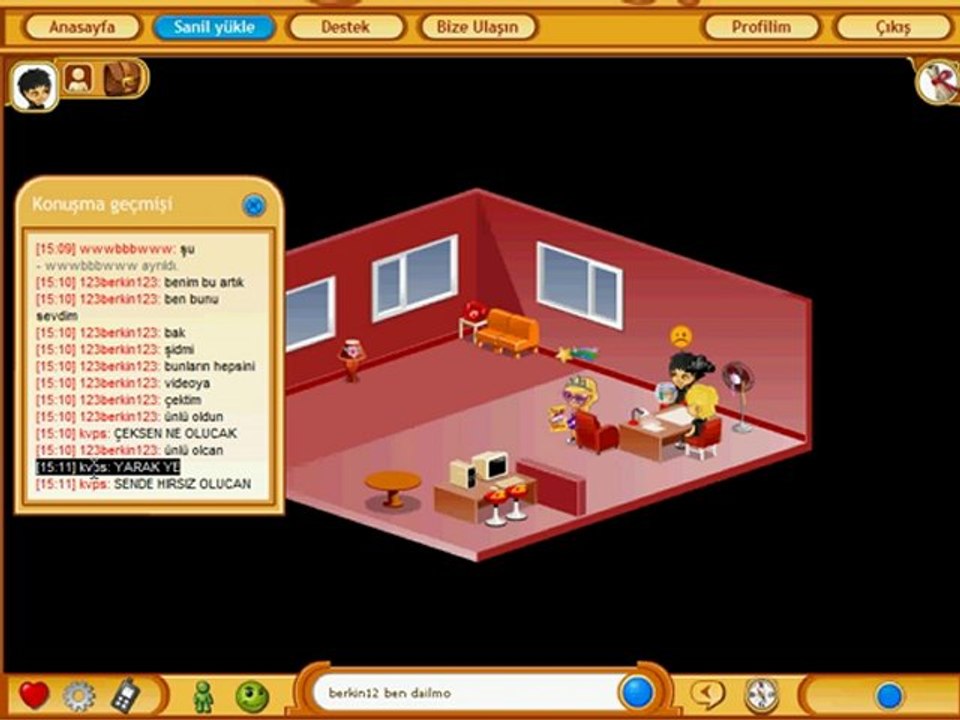 Sanalika akvaryum kavgası