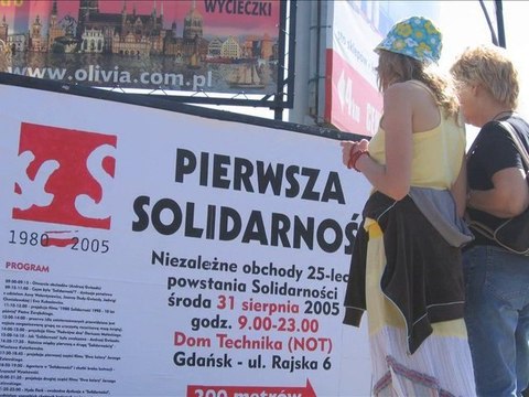 Zajawka 1 filmu 25 rocznica powstania Pierwszej Solidarnosci