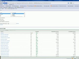 Using the Google Keyword tool Part 1