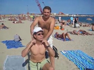 Barcelona, amiguetes playeros 2010