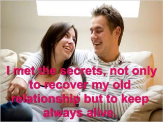 The Magic of Making back your ex lover