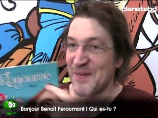 Benoît Feroumont en interview pour planetebd.com