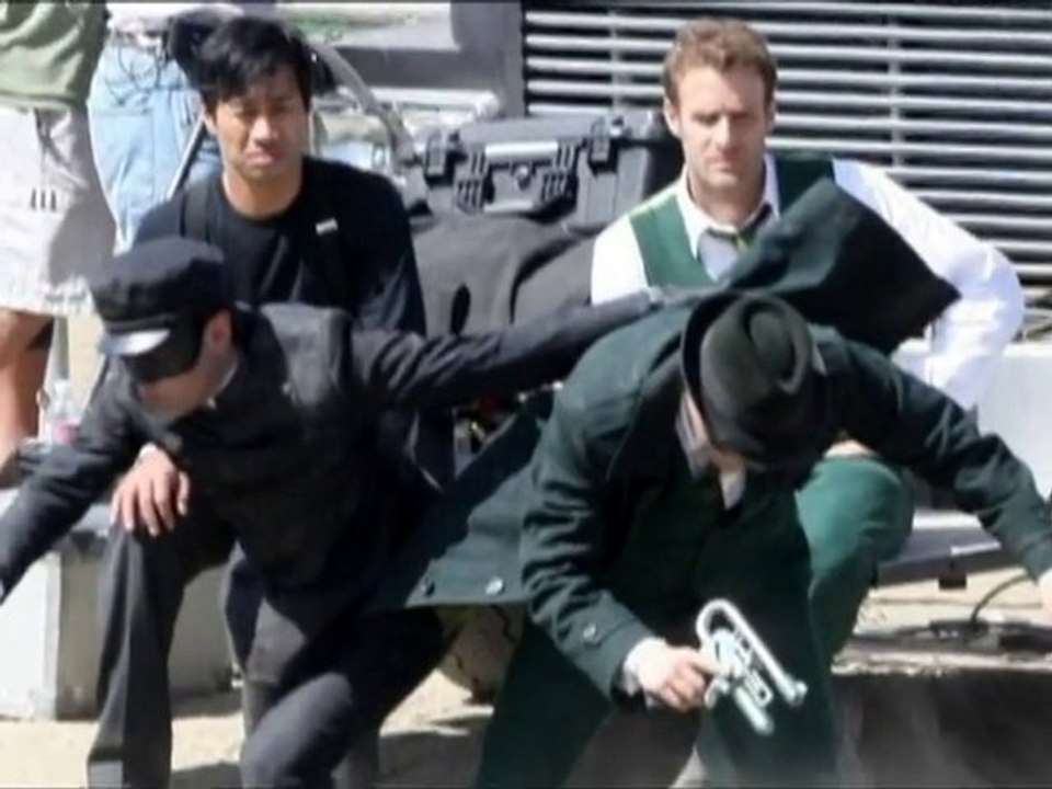 SNTV - Le tournage du "Frelon Vert"