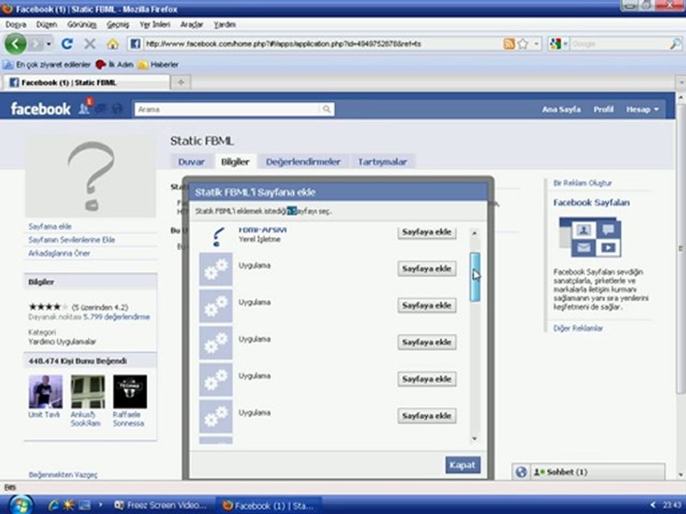 Fbml Uygulaması Sayfaya Nasıl Eklenir