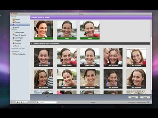 iPhoto - reconocimiento de caras