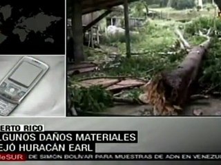 Paso de Earl dejó 180 refugiados en Puerto Rico