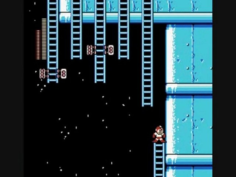 Megaman 4 part 9 - Le château de Cossack, premier niveau.