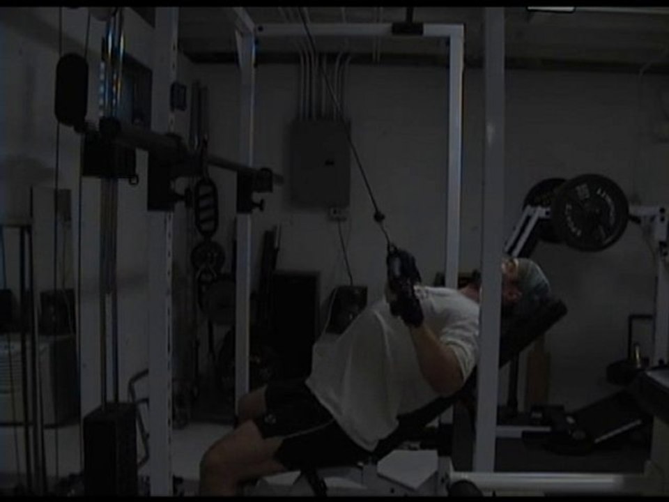 Incline Bench Pulldowns for Posture and Upper Back Training