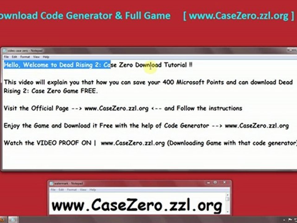 Get Dead Rising 2 Case Zero (XBLA) + Download Xbox Keys