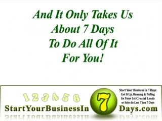 How To Start My Business In 7 Days
