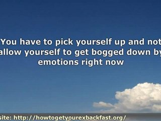 Three Tips To Get Your Ex Back