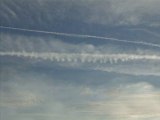 Heavy spraying over Paris/France Chemtrails August 2010