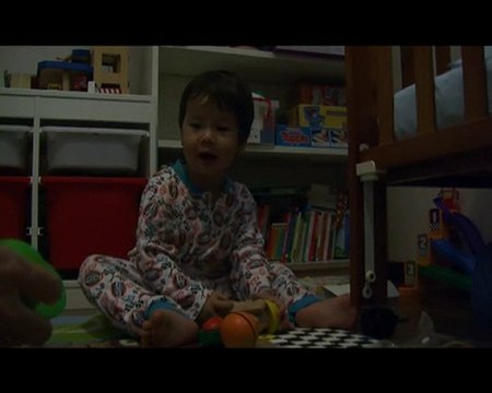 Olivier, juste avant le dodo, août 2010