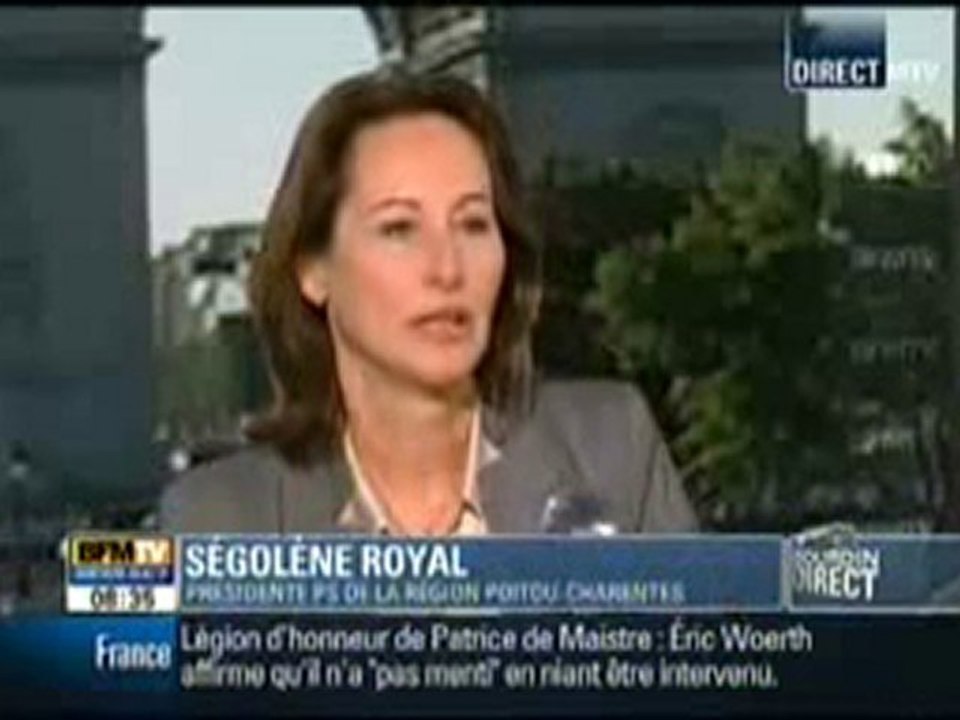 Ségolène Royal : 'Il y a une crise institutionnelle majeure"