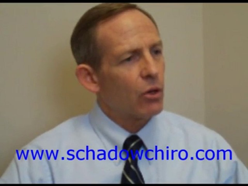 Dr. Schadow, Anoka Coon Rapids chiropractor, discusses the