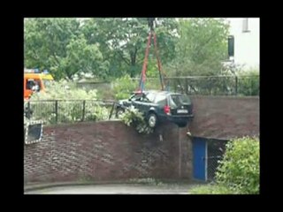 14 Yaers old Kid drives withs Dads Car and Smashet him