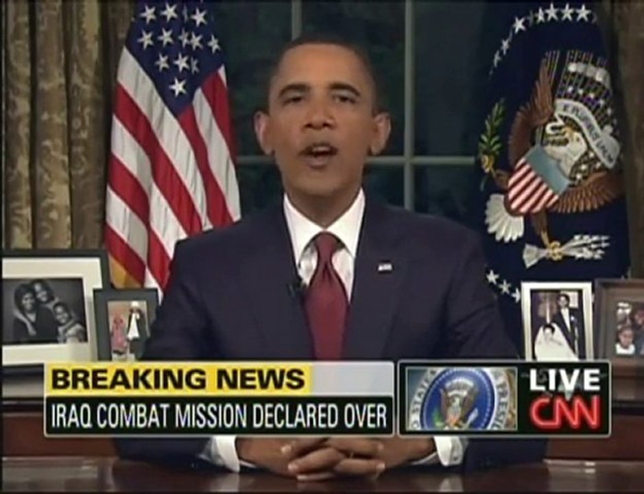 Obama declares end to US combat mission in Iraq