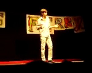 "Sketch des forains et des vieux" (spectacle de fin d'année du collège).